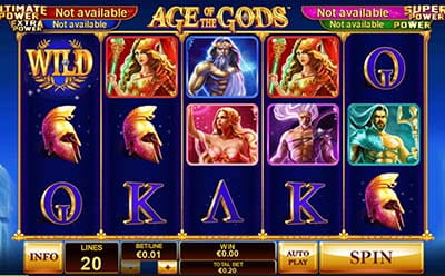 Age of the Gods Slot Mobile