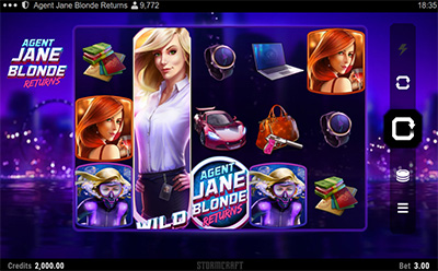 Agent Jane Blonde Returns Online Slot at JackpotCity