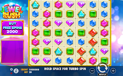 The Jewel Rush Slot Game at the Nine Casino Canadian Online Casino