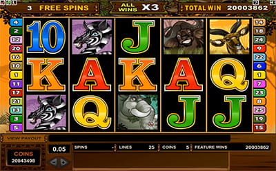 Mega Moolah Slot Free Spins