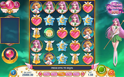 The Moon Princess 100 Slot Game at the RollingSlots Canadian Online Casino