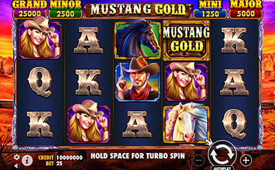 The Mustang Gold Slot Game at the Karamba Canadian Online Casino