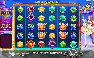 The Starlight Princess Slot Game at the Wazamba Canadian Online Casino