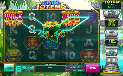 Tropez Casino and Tip Top Totems Slot